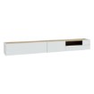 Forte Настенный шкаф для телевизора, 270 см, Lewisville, Secret Grey/Дуб Валенсия, LWSTH131-M829 - Home Club, изображение 5