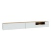 Forte Настенный шкаф для телевизора, 270 см, Lewisville, Secret Grey/Дуб Валенсия, LWSTH131-M829 - Home Club, изображение 6