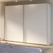 Forte Шкаф с раздвижными дверцами 270 см Sophistispace, белый, SSQS12411-120 - Home Club