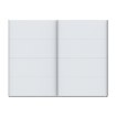 Forte Шкаф с раздвижными дверцами 270 см Sophistispace, белый, SSQS12411-120 - Home Club, изображение 2
