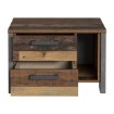 Forte Прикроватный столик 60 см с ящиками Clif Old – Wood Vintage/Beton, CLFK021-C546 - Home Club, изображение 3