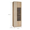 Forte Витрина 65 см Arank «Песочный»/«Дуб Маувелла», AXKV821L-M802 - Home Club, изображение 10