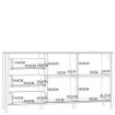 Forte Комода 175 см Jytana, дуб «Маувелла»/чорний, JTNK233R-M635 - Home Club, зображення 6