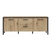 Forte Шкафчик 140 см Kirikus «Дуб Artisan»/«Чёрный матовый», KUST133-C934 - Home Club, изображение 2