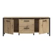 Forte Шкафчик 140 см Kirikus «Дуб Artisan»/«Чёрный матовый», KUST133-C934 - Home Club, изображение 3
