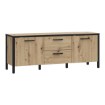 Forte Шкафчик 140 см Kirikus «Дуб Artisan»/«Чёрный матовый», KUST133-C934 - Home Club, изображение 4
