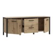 Forte Шкафчик 140 см Kirikus «Дуб Artisan»/«Чёрный матовый», KUST133-C934 - Home Club, изображение 5