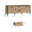 Forte Шкафчик 140 см Kirikus «Дуб Artisan»/«Чёрный матовый», KUST133-C934 - Home Club, изображение 6
