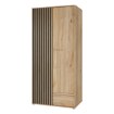 Forte Шафа 95 см Arank, дуб «Маувелла»/чорний, AXKS921L-M635 - Home Club, зображення 8
