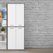 Forte Шкафчик 90 см Keflavik, белый/графитовый, KFLS822-J53 - Home Club, изображение 2