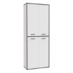 Forte Шкафчик 90 см Keflavik, белый/графитовый, KFLS822-J53 - Home Club, изображение 4