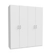 Forte Шафа 180 см Econobox 2, біла, ECBS945-120 - Home Club, зображення 4