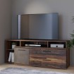 Forte Тв-тумба в стиле винтаж-лофт, 160 см, Jacky Old – Wood Vintage/Beton, JCKT135L-C754 - Home Club