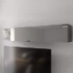 Forte Шафа 165 см Poole Сірий/Скло світло-сіре Opti, ENJH131-M534 - Home Club