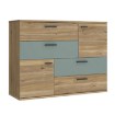 Forte Комод 125 см, колір «Шавлія»/«Дуб Artisan», SKVK46-M748 - Home Club, зображення 4