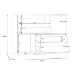 Forte Комод 125 см, колір «Шавлія»/«Дуб Artisan», SKVK46-M748 - Home Club, зображення 7