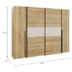 Forte Шафа 270 см Bellevue «Пісочний»/«Дуб Маувелла», NRGS82511-M802 - Home Club, зображення 9