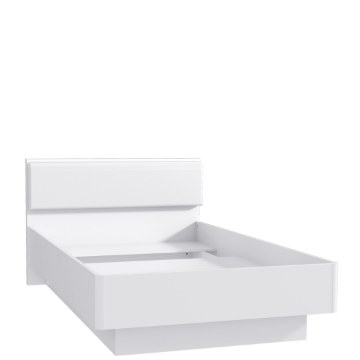 Forte Подростковая кровать 120x200 см Snow, белая, SNWL222-C50 - Home Club