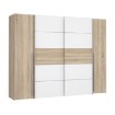 Forte Шкаф 270 см Narago, дуб «Сонома»/белый, NRGS82511-Q45 - Home Club, изображение 4