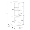 Forte Шафка 67 см Washcab, білий, універсальний, WCBA142-Z12M - Home Club, зображення 8