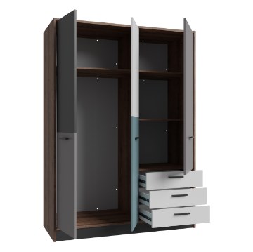 Forte Шкаф для одежды, RVXS836-N41 - Home Club