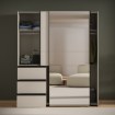 Forte Шафа 170 см Winn 2, пісочний, W2QS8233S-U60 - Home Club, зображення 2