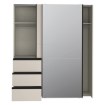 Forte Шафа 170 см Winn 2, пісочний, W2QS8233S-U60 - Home Club, зображення 4
