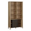 Forte Стелаж 105 см Jytana, дуб «Маувелла»/чорний, JTNR723-M635 - Home Club, зображення 5