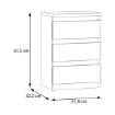 Forte Комод 42 см Edmore Secret Grey, EMOK111-U58 - Home Club, зображення 6