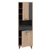 Forte Стелаж 60 см Raven, дуб Artisan/бетон темно-сірий, RVXS715-C772 - Home Club, зображення 3