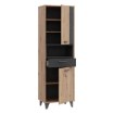 Forte Стелаж 60 см Raven, дуб Artisan/бетон темно-сірий, RVXS715-C772 - Home Club, зображення 5