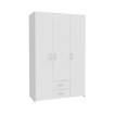 Forte Шкаф шириной 120 см с ящиками Econobox, белый, ECBS832-120 - Home Club, изображение 4