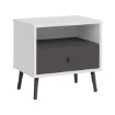 Forte Шафка 60 см Harllson, білий/Uni Wolfram, сірий, HLTK111EC-M806 - Home Club, зображення 4