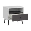 Forte Шафка 60 см Harllson, білий/Uni Wolfram, сірий, HLTK111EC-M806 - Home Club, зображення 5