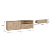 Forte Шафа 145 см Archbox, дуб Artisan, T2KT131-D78 - Home Club, зображення 8