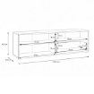 Forte Шафа 145 см Archbox, дуб Artisan, T2KT131-D78 - Home Club, зображення 9