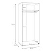 Forte Шафа для одягу, LSQS721M-U60 - Home Club, зображення 9