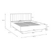 Forte Каркас 170 см Seravel, пісочний/дуб Mauvella, SVLL1161B-Q112 - Home Club, зображення 11