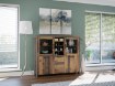 Forte Низкая витрина высотой 150 см Clif Old – Wood Vintage/Бетон, CLFV331-C546 - Home Club