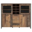 Forte Низкая витрина высотой 150 см Clif Old – Wood Vintage/Бетон, CLFV331-C546 - Home Club, изображение 2