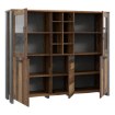 Forte Низкая витрина высотой 150 см Clif Old – Wood Vintage/Бетон, CLFV331-C546 - Home Club, изображение 5