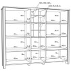 Forte Низкая витрина высотой 150 см Clif Old – Wood Vintage/Бетон, CLFV331-C546 - Home Club, изображение 7