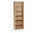 Forte Стелаж 75 см Archbox «Дуб Artisan», T2KR911-D78 - Home Club, зображення 6