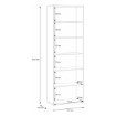 Forte Стелаж 75 см Archbox «Дуб Artisan», T2KR911-D78 - Home Club, зображення 7