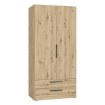 Forte Шкаф шириной 100 см с ящиками Cadixo, дуб Artisan, CDXS87-D78 - Home Club, изображение 4
