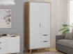 Forte Шафа 100 см із шухлядами Vankka, дубова дошка/білий, VNKS823L-L25 - Home Club, зображення 3