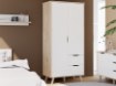 Forte Шафа 100 см із шухлядами Vankka, дубова дошка/білий, VNKS823L-L25 - Home Club, зображення 4