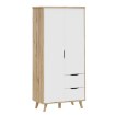 Forte Шафа 100 см із шухлядами Vankka, дубова дошка/білий, VNKS823L-L25 - Home Club, зображення 8