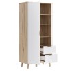 Forte Шафа 100 см із шухлядами Vankka, дубова дошка/білий, VNKS823L-L25 - Home Club, зображення 9