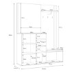 Forte Передпокій 155 см Big Bang «Піщаний дуб», BBGD01-D41F - Home Club, зображення 7